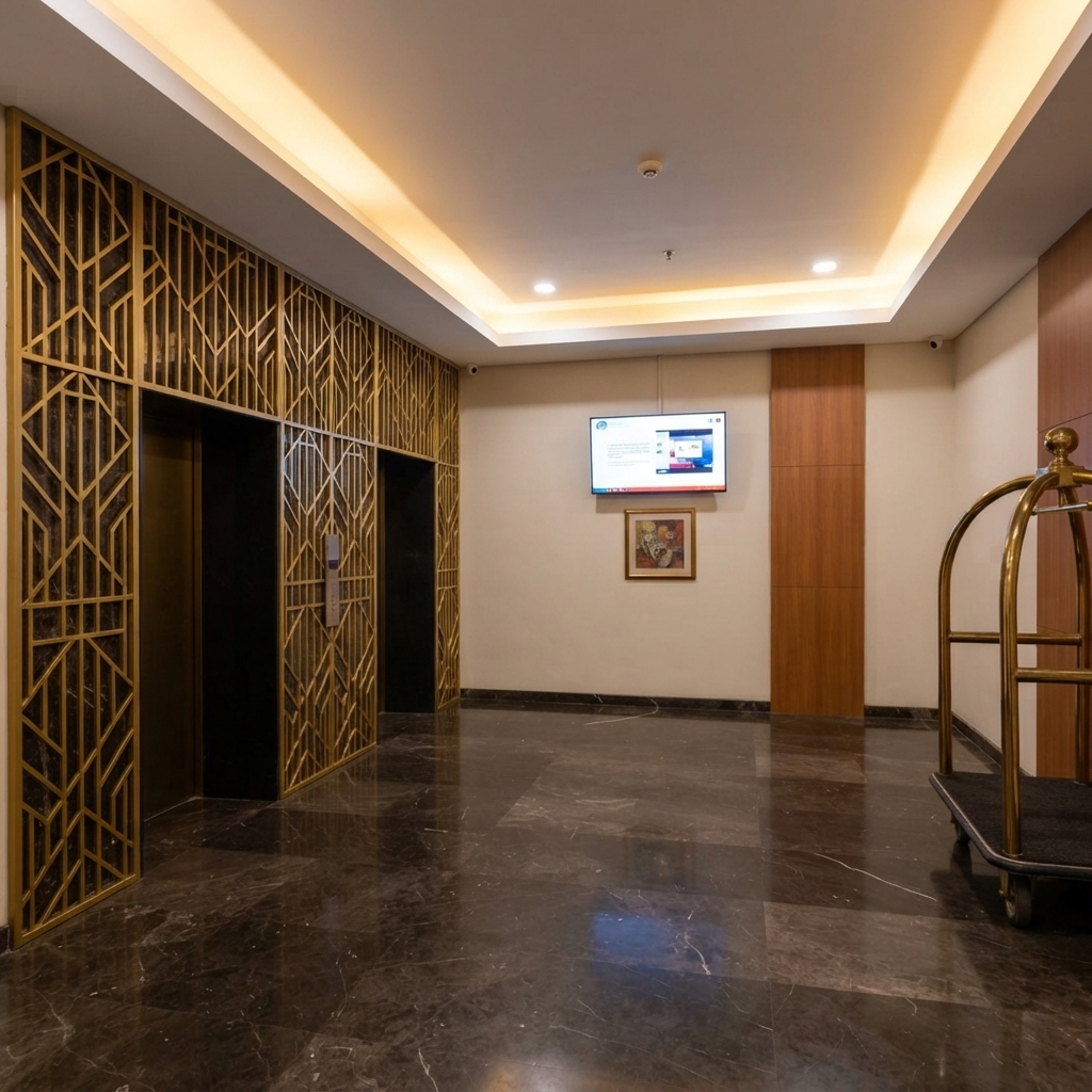 TMN screen installation at Saka Hotel