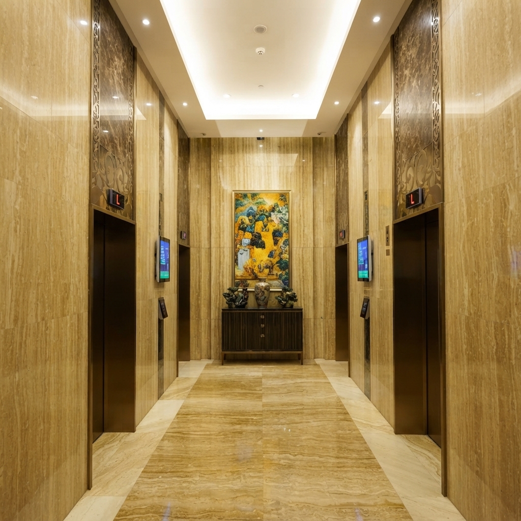 TMN screen installation at St. Moritz