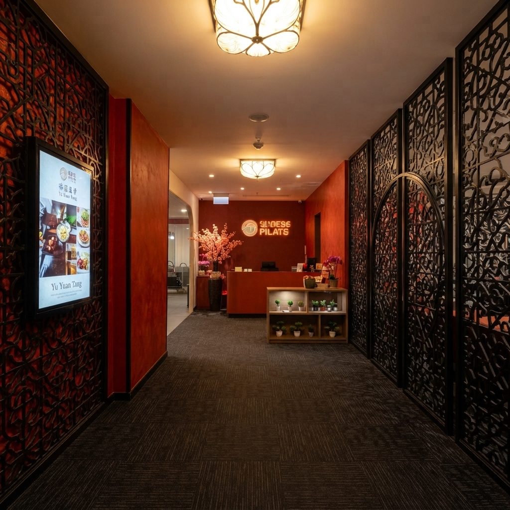 TMN screen installation at Yu Yuan Tang